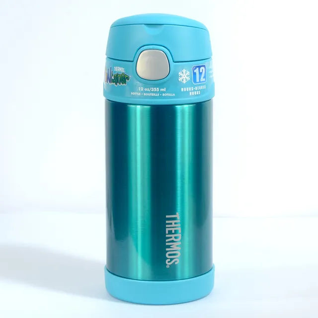 Thermos FUNtainer® Stainless Steel Vacuum Insulated Drink Bottle 355ml STEEL & GLASS