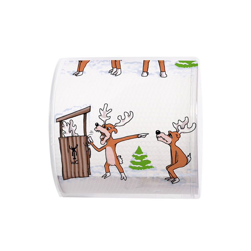 PAPER+DESIGN CHRISTMAS TOILET PAPER - HURRY UP