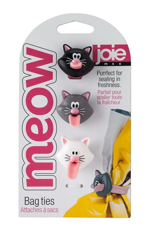 Joie Meow Bag Ties - 3 Piece Set