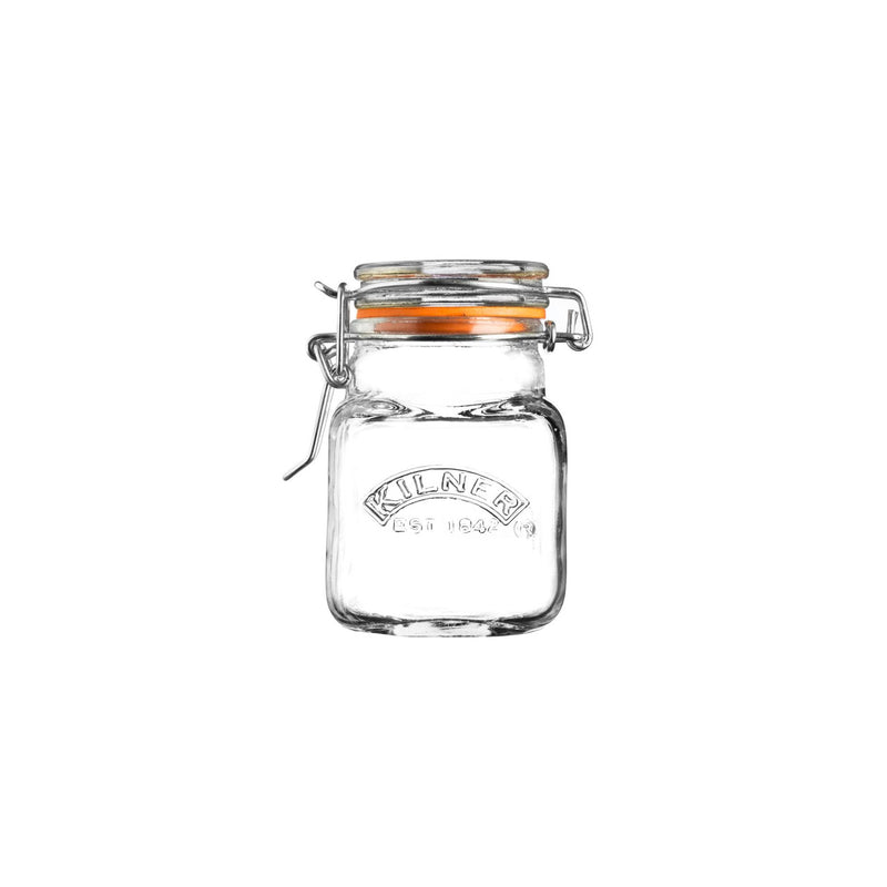 KILNER Square Clip Top Spice Jar , 70ml