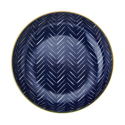 Mikasa Coupe Pasta Dinner Bowl 21cm Indigo Chevron
