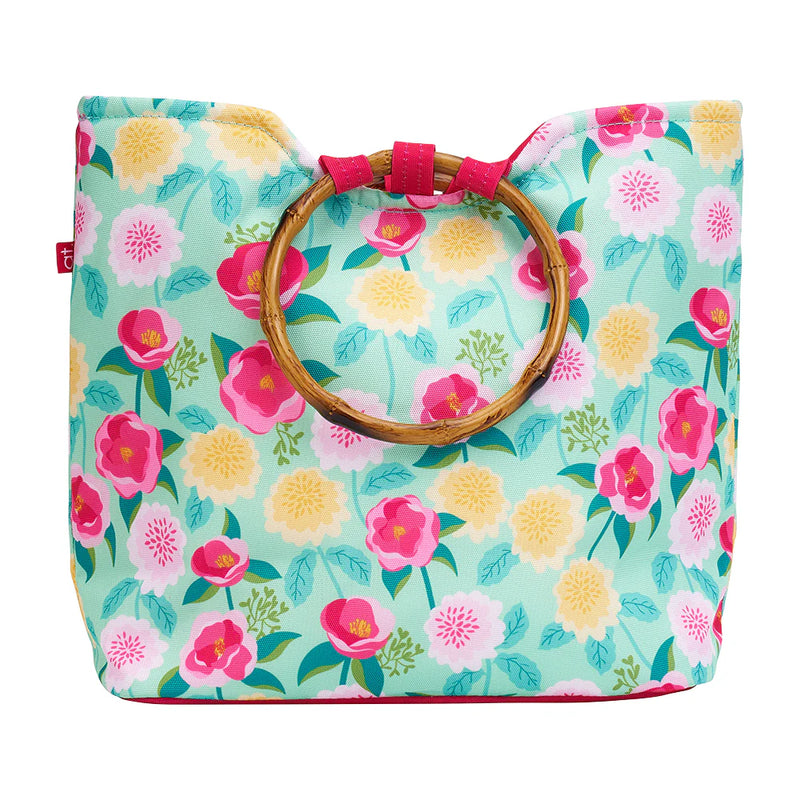 Annabel Trends Insulated Totes - Camellias Mint