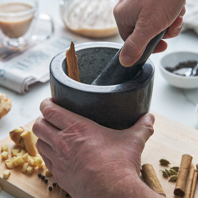 Avanti - Conical Mortar And Pestle - 13cm - Black