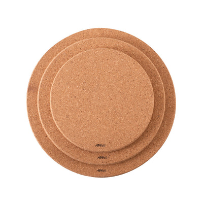 Avanti Round Cork Trivets with Magnets - Set of 3