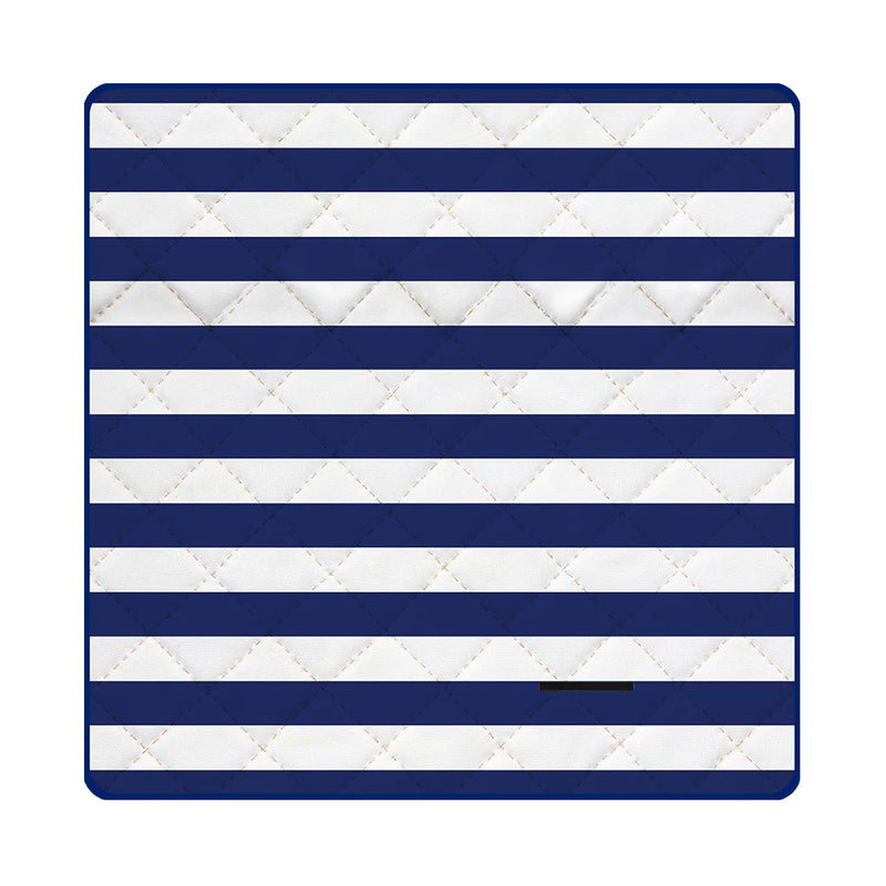 Annabel trends picnic Mat - Navy Stripe
