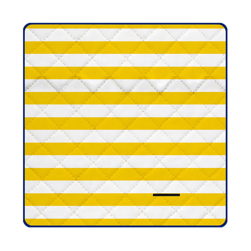 Annabel trends picnic Mat - Yellow Stripe