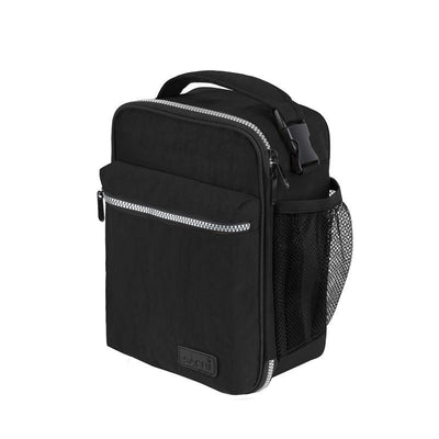 SACHI INSULATED 'EXPLORER' LUNCH BAG - BLACK