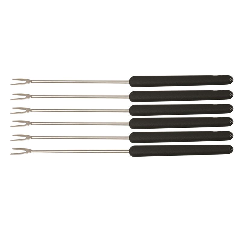 Swissmar Meat Fondue Forks Set X6 BLACK