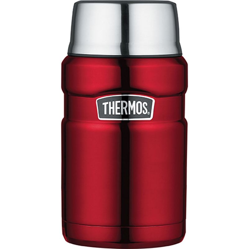 Thermos - Stainless King Vacuum Insulated Food Jar 710ml Red