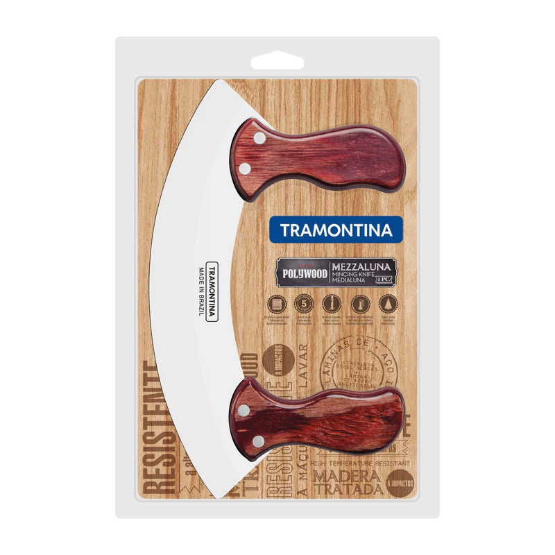 Tramontina Polywood Mezzaluna