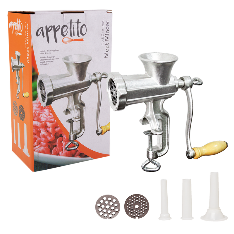 Appetito Cast Iron Meat Mincer NO. 8