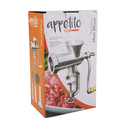 Appetito Cast Iron Meat Mincer NO. 8