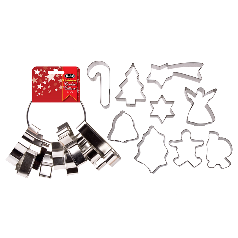 D.line - Xmas Cookie Cutters Set of 9