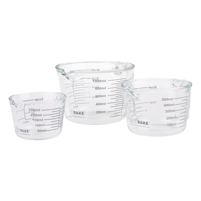 Daily Bake Borosilicate Glass Measure Jug 1 Cup/250ml