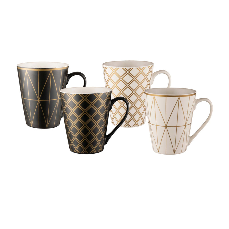 Bundanoon - Conical Mug Set 4- Geotalics