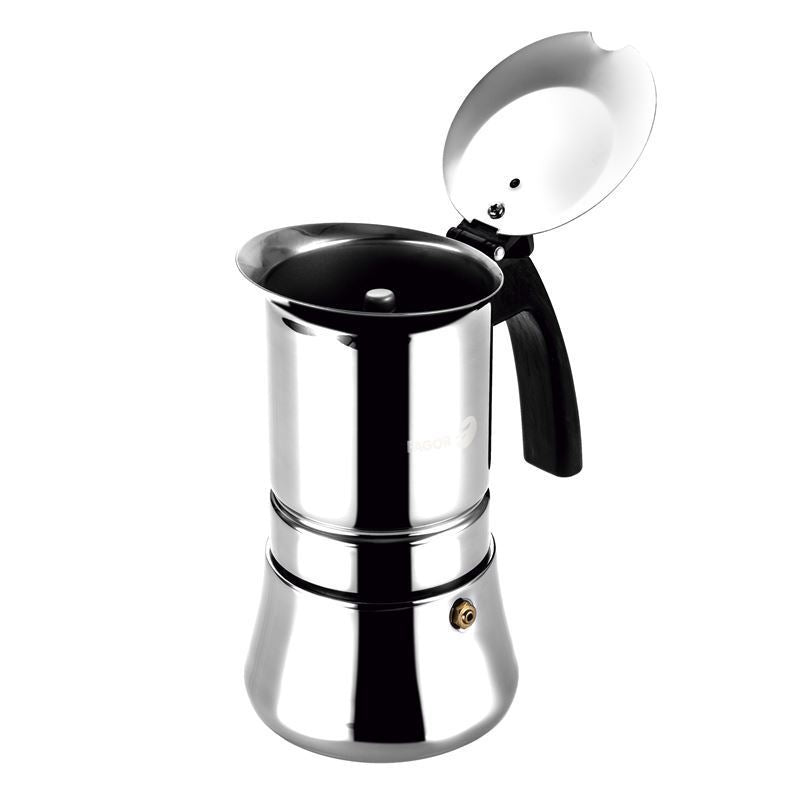 Fagor - Etnica 6 Cup Stainless Steel Espresso Maker