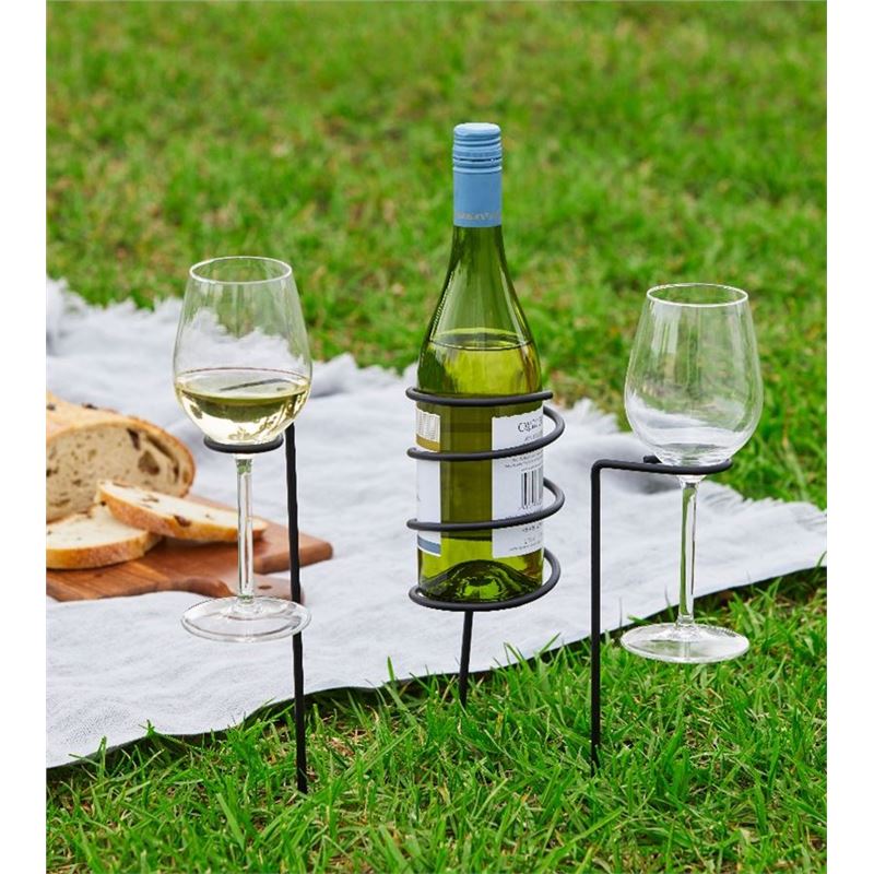 Maverick Picnic Wine Set 3pcs Black 9x9x31cm