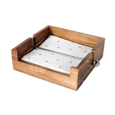 Peer Sorensen – Acacia Napkin Holder 19.7×19.7×6.4cm