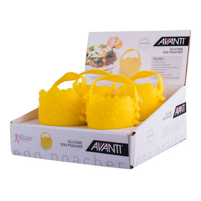 Avanti – Silicone Egg Poacher Yellow