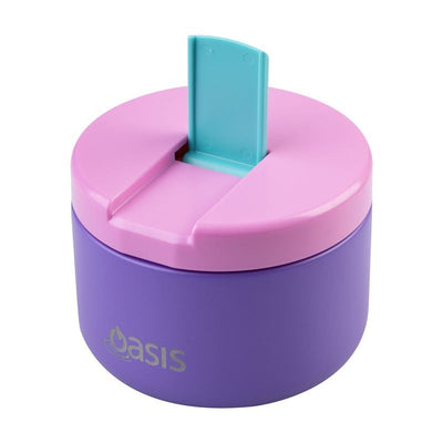 Oasis S/S Double Wall Insulated Food Flask 300ml (MERMAID PURPLE)