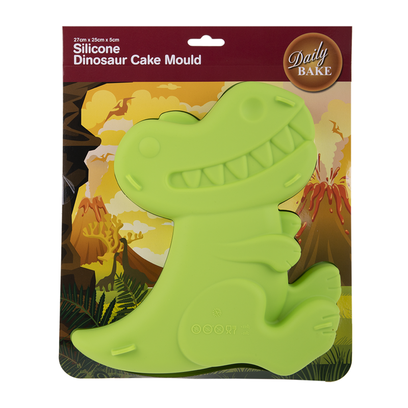 Daily Bake - Silicone Dinosaur Cake Mould - Green