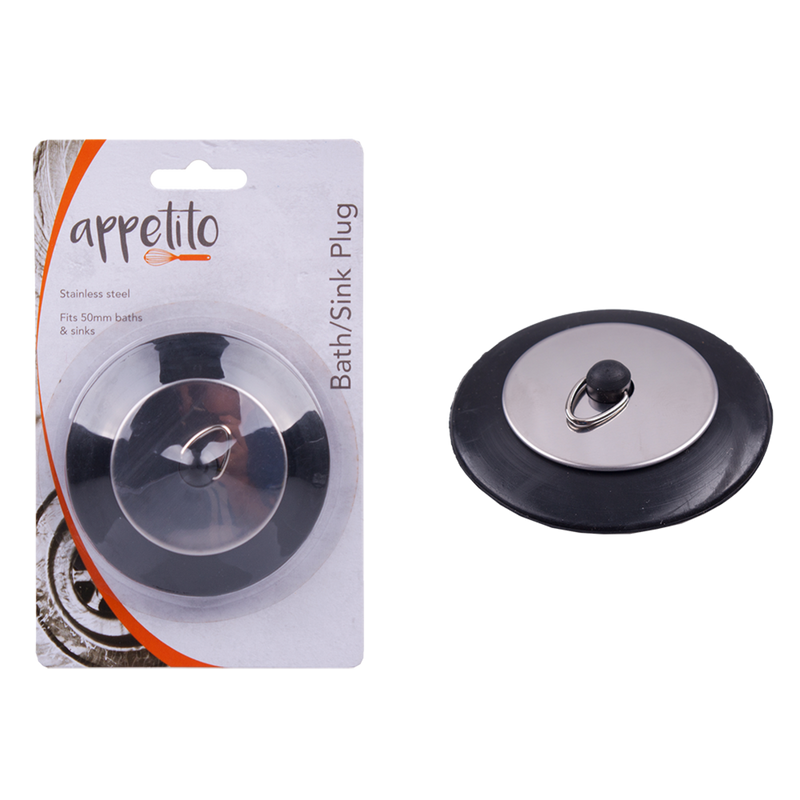 Appetito Stainless Steel Deluxe Bath/Sink Plug