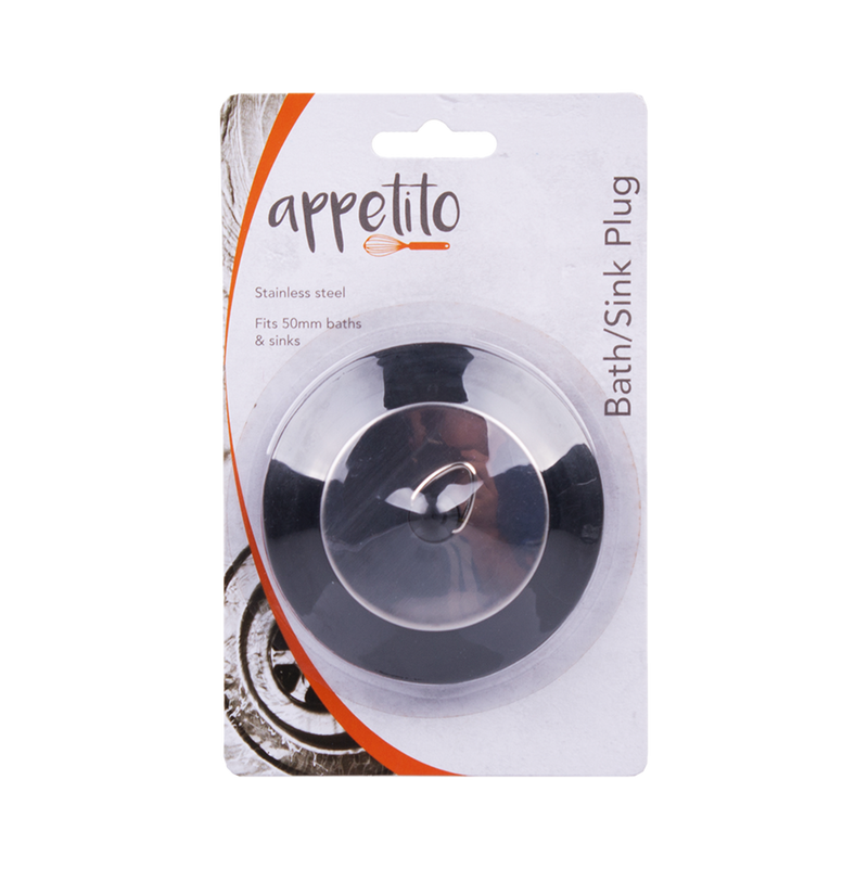 Appetito Stainless Steel Deluxe Bath/Sink Plug