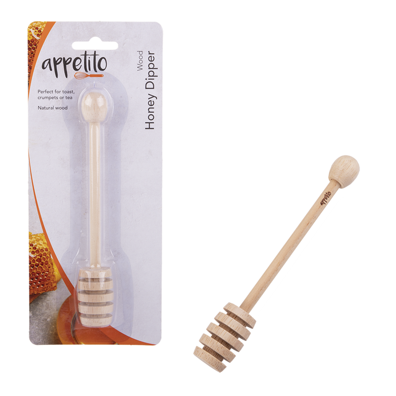 Appetito Wood Honey Dipper