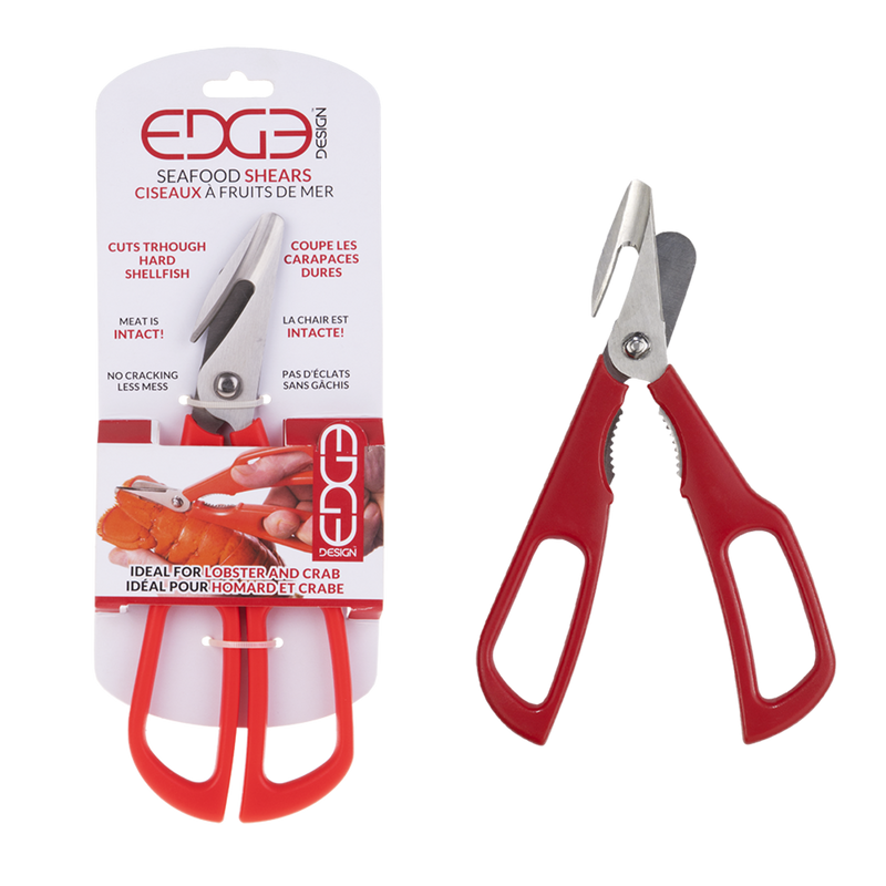 Edge Design Seafood Shears detachable - Red