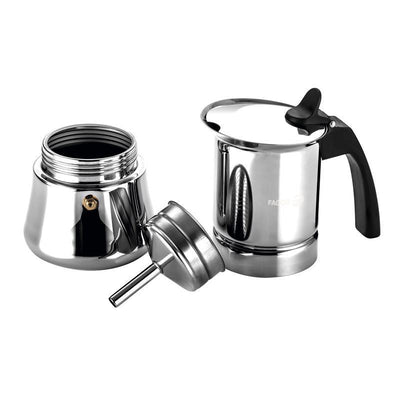 Fagor - Etnica 6 Cup Stainless Steel Espresso Maker