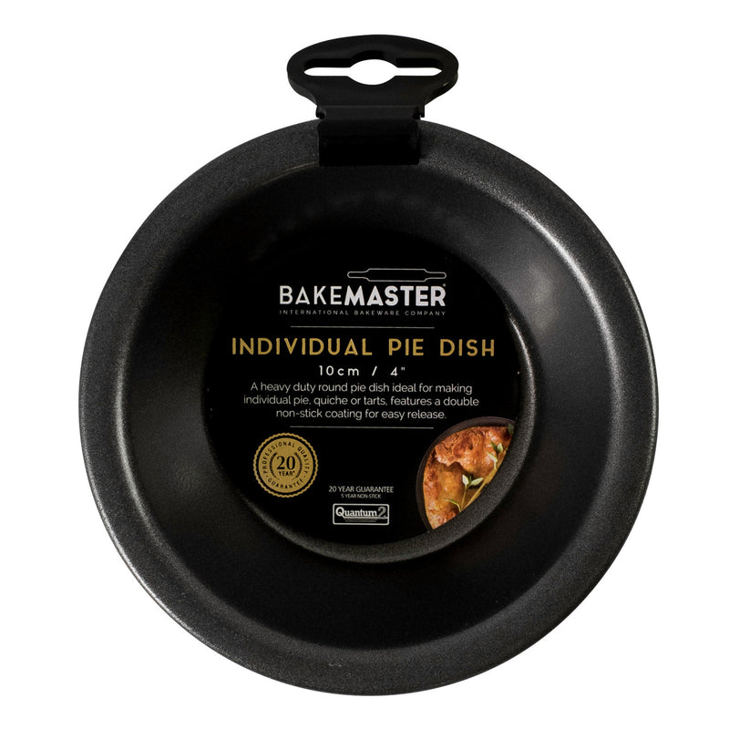 Bakemaster - individual Round Pie Dish 10x3cm Non-stick