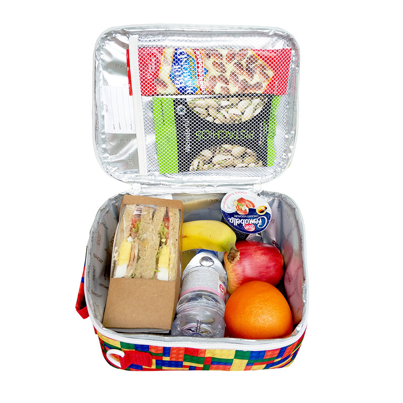 Sachi Insulated Junior Lunch Bag - BRICKS