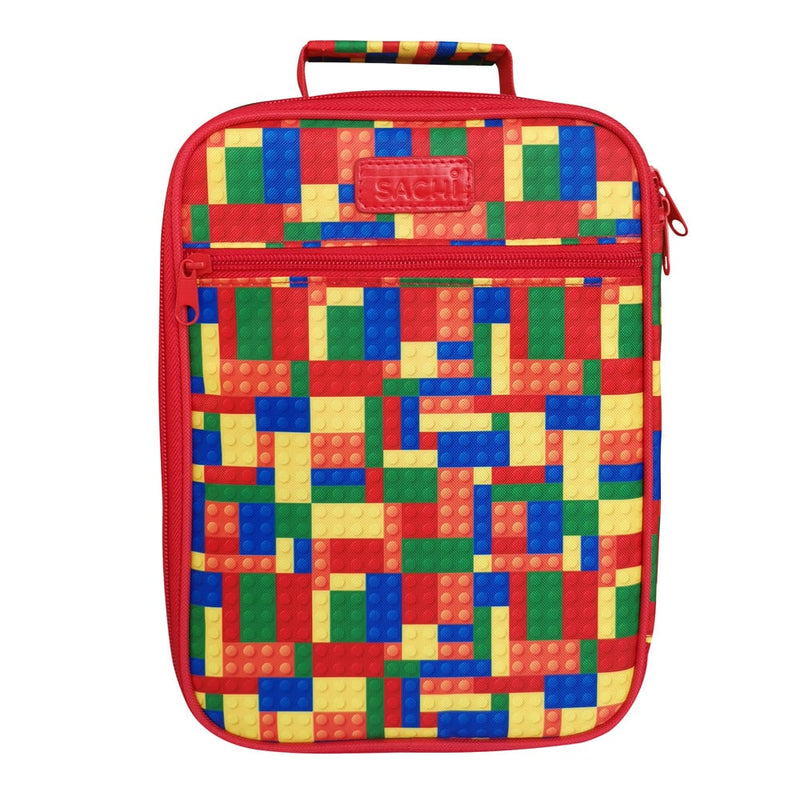 Sachi Insulated Junior Lunch Bag - BRICKS