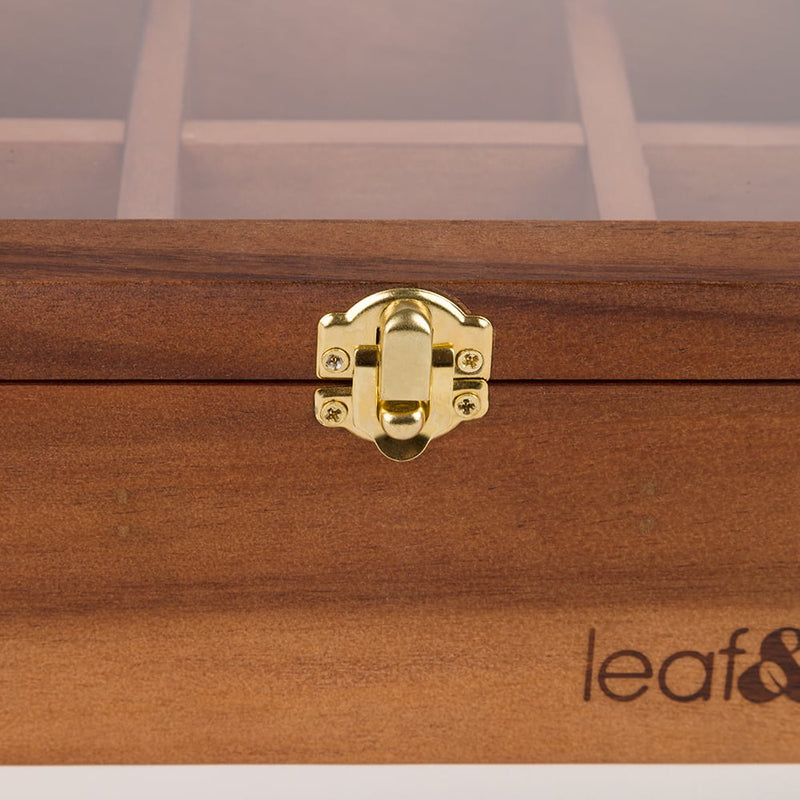 Leaf & Bean - Acacia Wood Tea Box