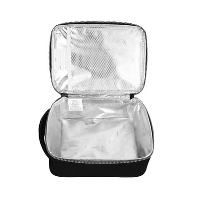 SACHI INSULATED 'EXPLORER' LUNCH BAG - BLACK
