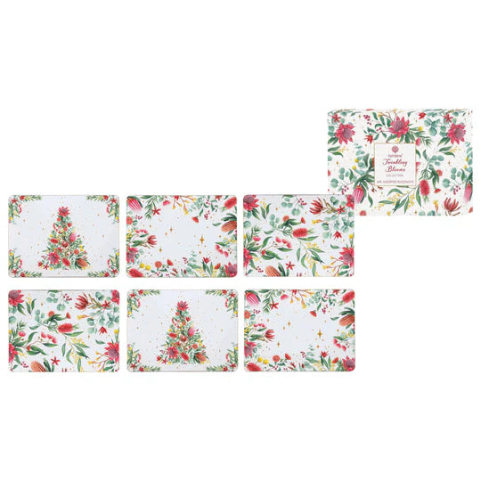 Twinkling Blooms 6pk Placemat