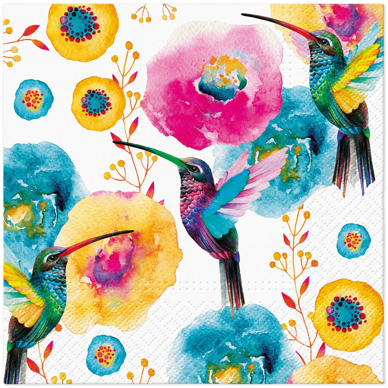 PAW Napkin, Pack of 20 (Hummingbird) - 33x33c