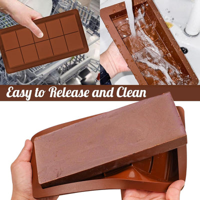 Daily Bake Silicone Chocolate Bar Mould Set 2