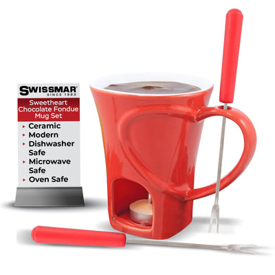 SWISSMAR S/HART 4PC CHOCOLATE FUNDU MUG