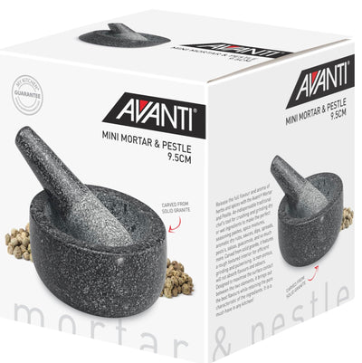 Avanti - Mini Mortar And Pestle - 9.5cm - Black Speckled