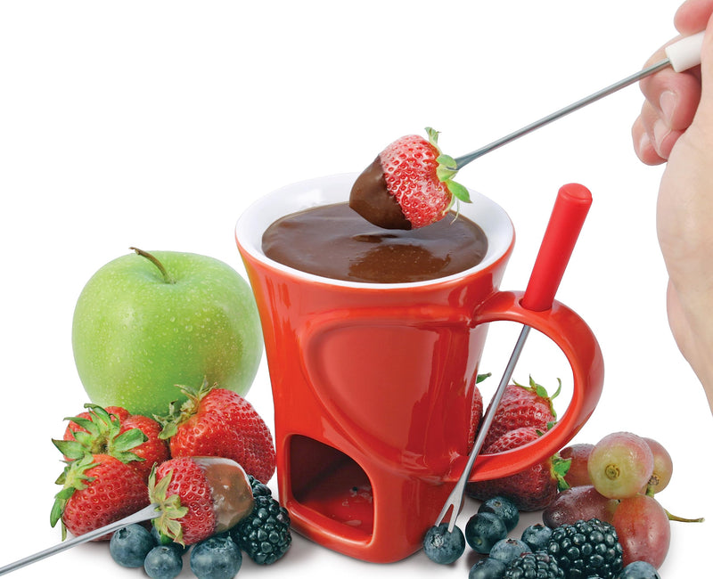 SWISSMAR S/HART 4PC CHOCOLATE FUNDU MUG