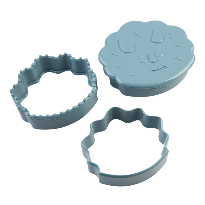 Melii Luxe 3-in-1 Animal Sandwich Cutters Set 2 - Dinosaur/Bulldog