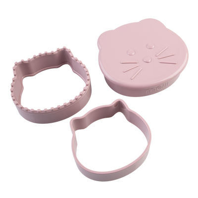 Melii Luxe 3-in-1 Animal Sandwich Cutters Set 2 - Unicorn/Cat