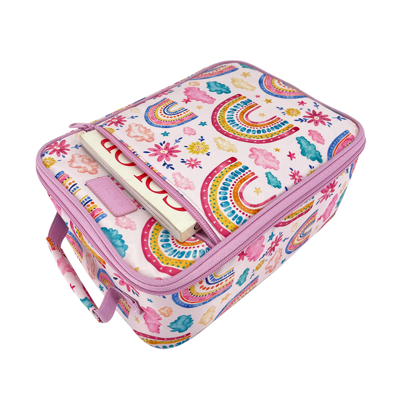 SACHI INSULATED JUNIOR LUNCH BAG - RAINBOW SKY