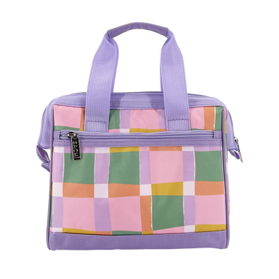 Sachi Insulated Lunch Bag - PASTEL CHECKS