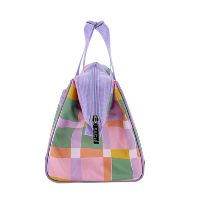 Sachi Insulated Lunch Bag - PASTEL CHECKS
