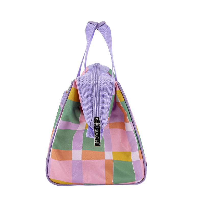 Sachi Insulated Lunch Bag - PASTEL CHECKS