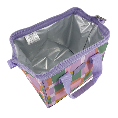 Sachi Insulated Lunch Bag - PASTEL CHECKS