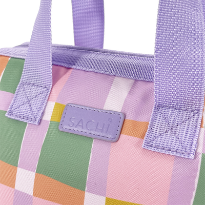 Sachi Insulated Lunch Bag - PASTEL CHECKS