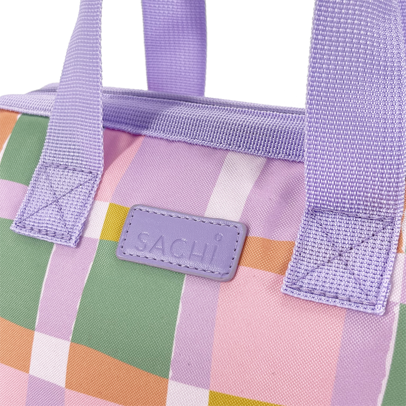 Sachi Insulated Lunch Bag - PASTEL CHECKS
